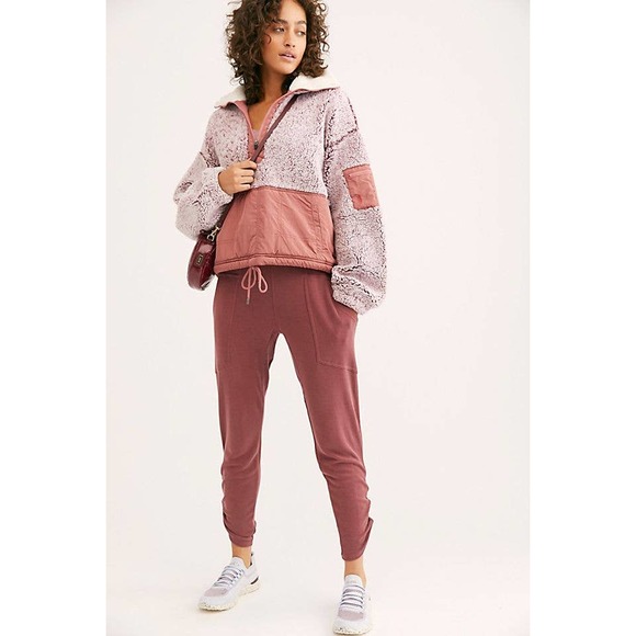 Free People Movement Pink Sherpa Pullover Coat - Picture 9 of 11